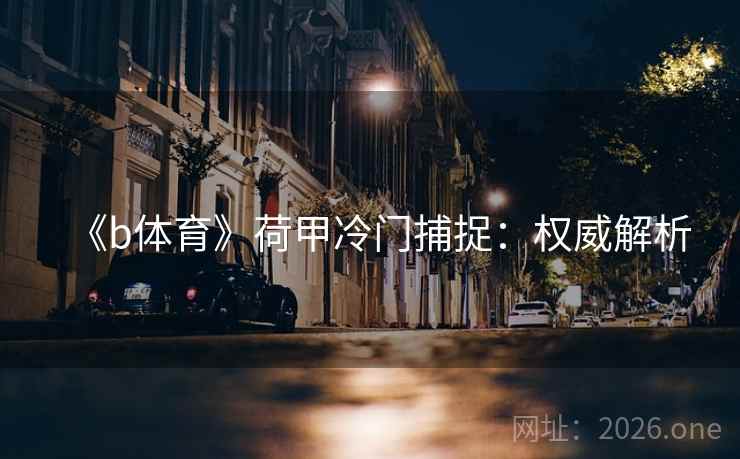 《b体育》荷甲冷门捕捉:权威解析 第2张 《b体育》荷甲冷门捕捉:权威解析 第2张