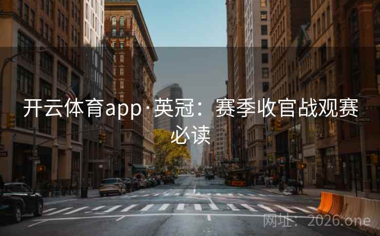 开云体育app·英冠：赛季收官战观赛必读  第2张
